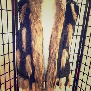 New Rabbit Fur Vest